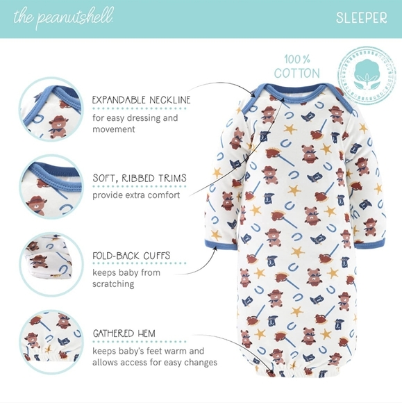 Peanutshell 0-3 months Clothes & Accessories Set - Picture 8 of 8